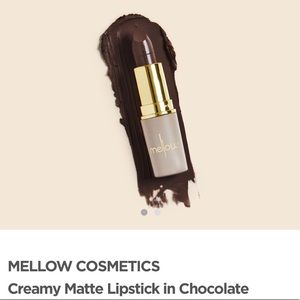 Mellow vegan matte lipstick in chocolate